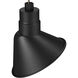 R Series Satin Black 10 inch Angle Shade
